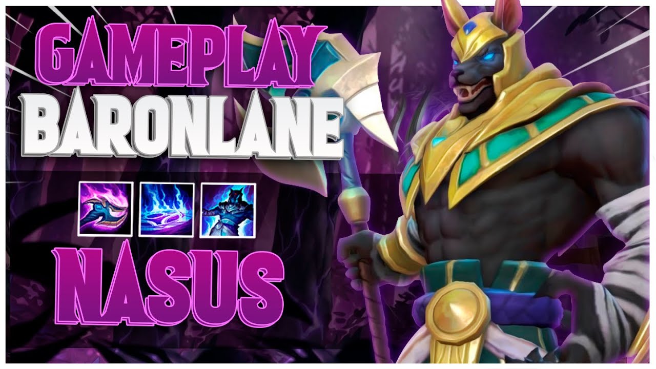 Testei o NASUS no LoL Wild Rift l O cachorrão das STACKS l Gameplay Top em PT-BR