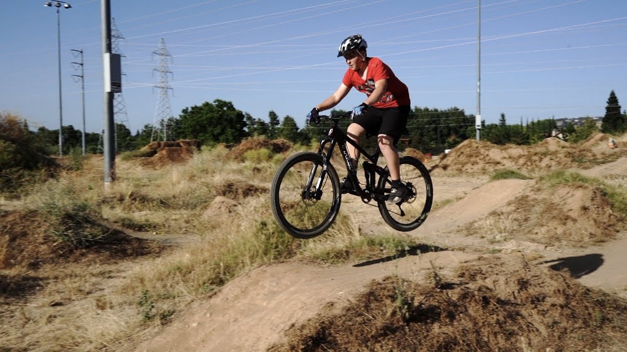 BIKE PARK SKATE PARK AT FOLSOM CA.