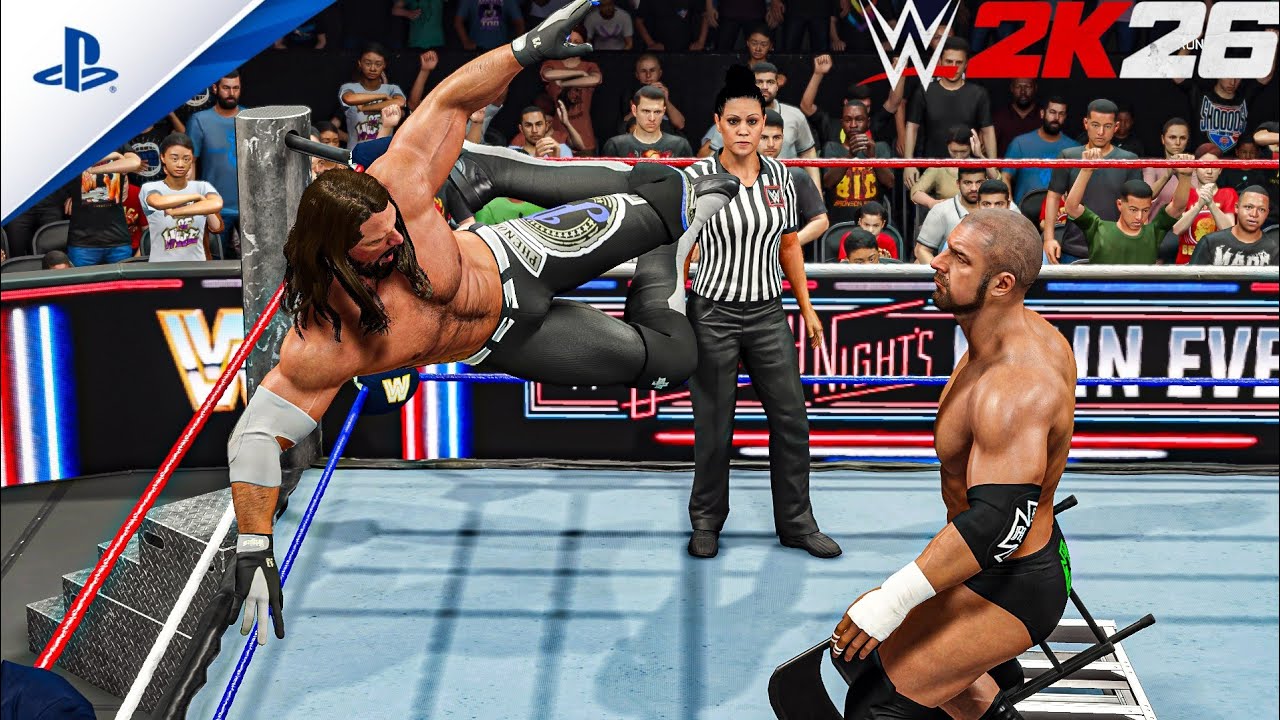 WWE 2K26 - AJ Styles vs Triple H - Extreme Rules Match | PS5 Pro [4K60] #wwe2k26 #wwe 