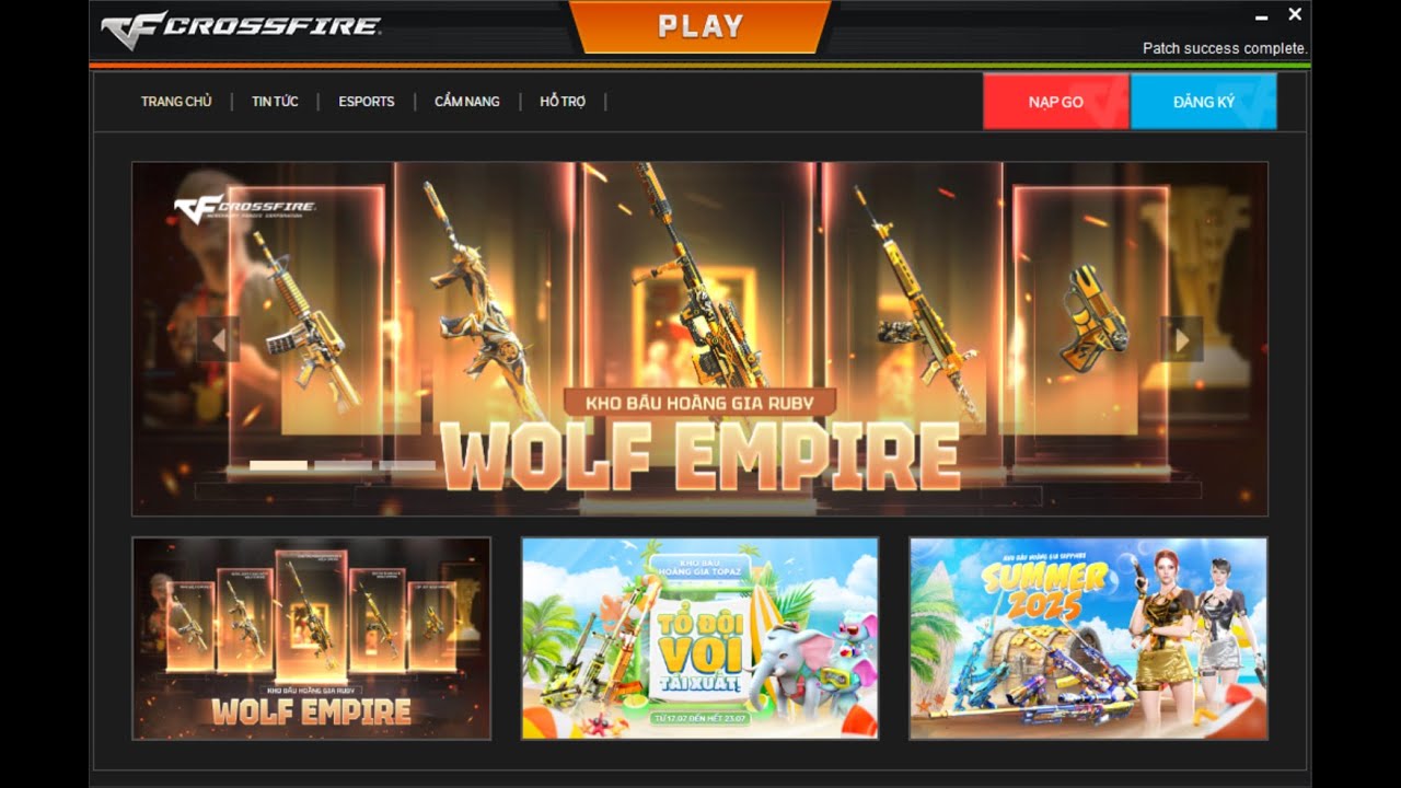 Lỗi cập nhật game CF đột kích bấm không vào được game