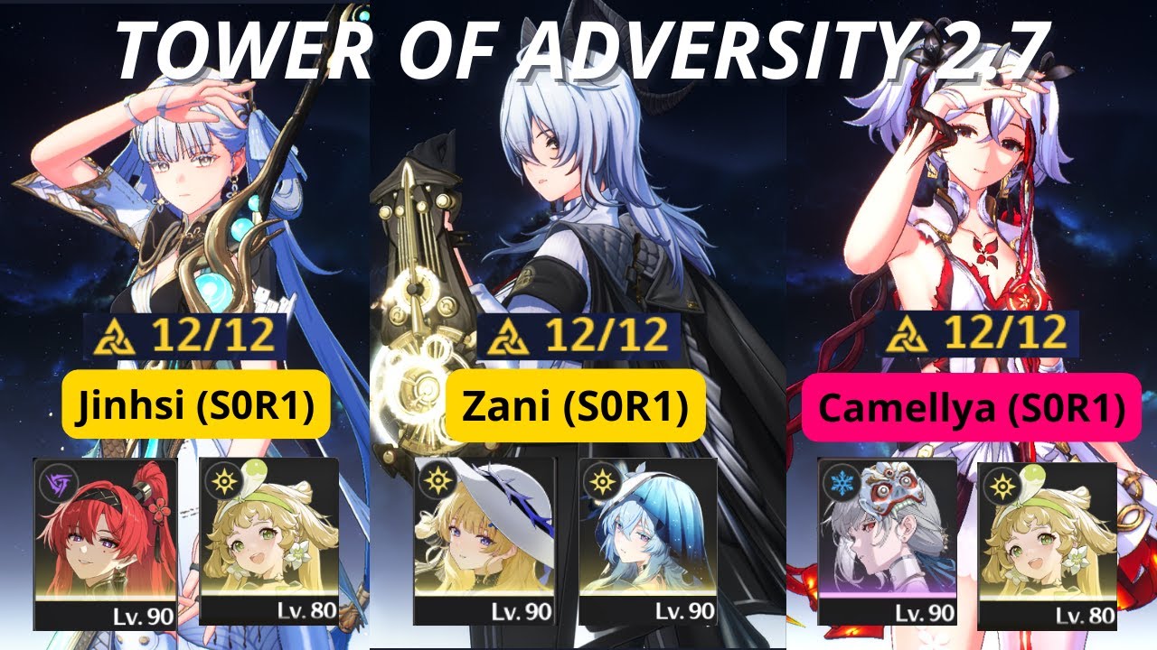 (TOA 2.7 RESET) Jinhsi | Zani | Camellya - (All Bosses Clear) Wuthering Waves