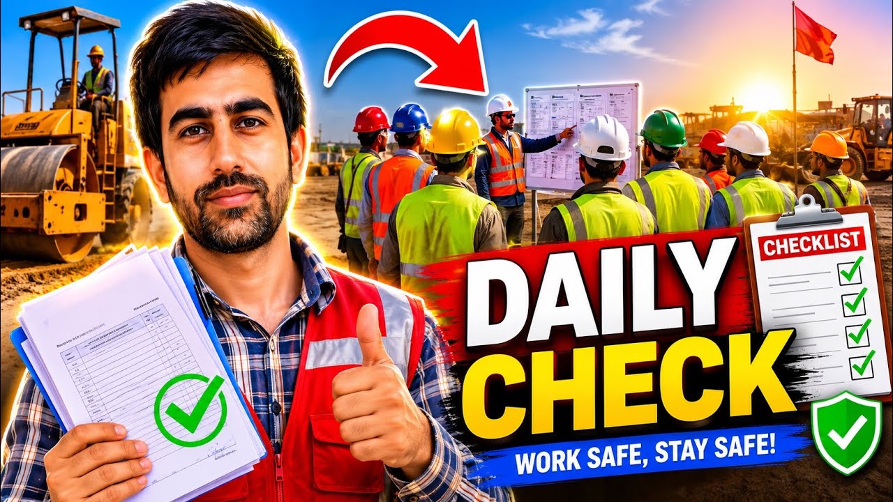A Safety Officer's Daily Site Inspection | safety officer in Saudi Arabia | Ashfaq Khan Vlog 