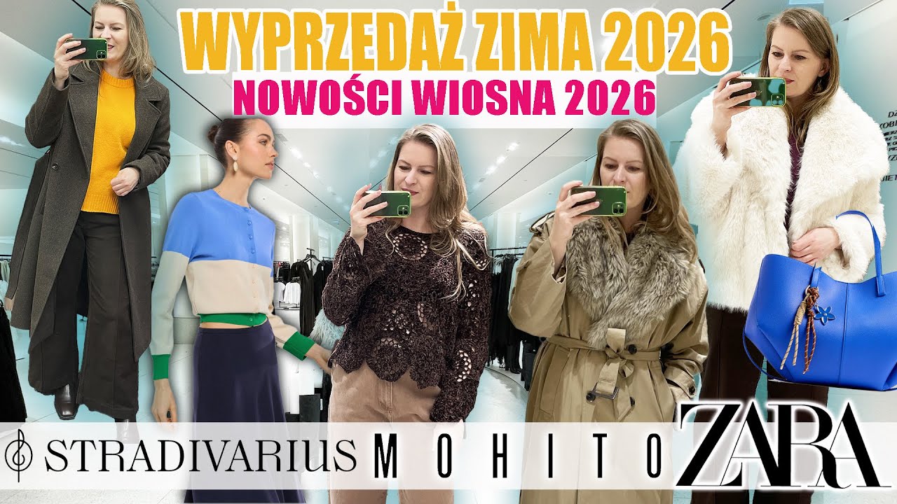 GENIALNE WYPRZEDAŻE ZIMA 2026 ZARA STRADIVARIUS I NOWOŚCI WIOSNA 2026 MOHITO MIERZYMY