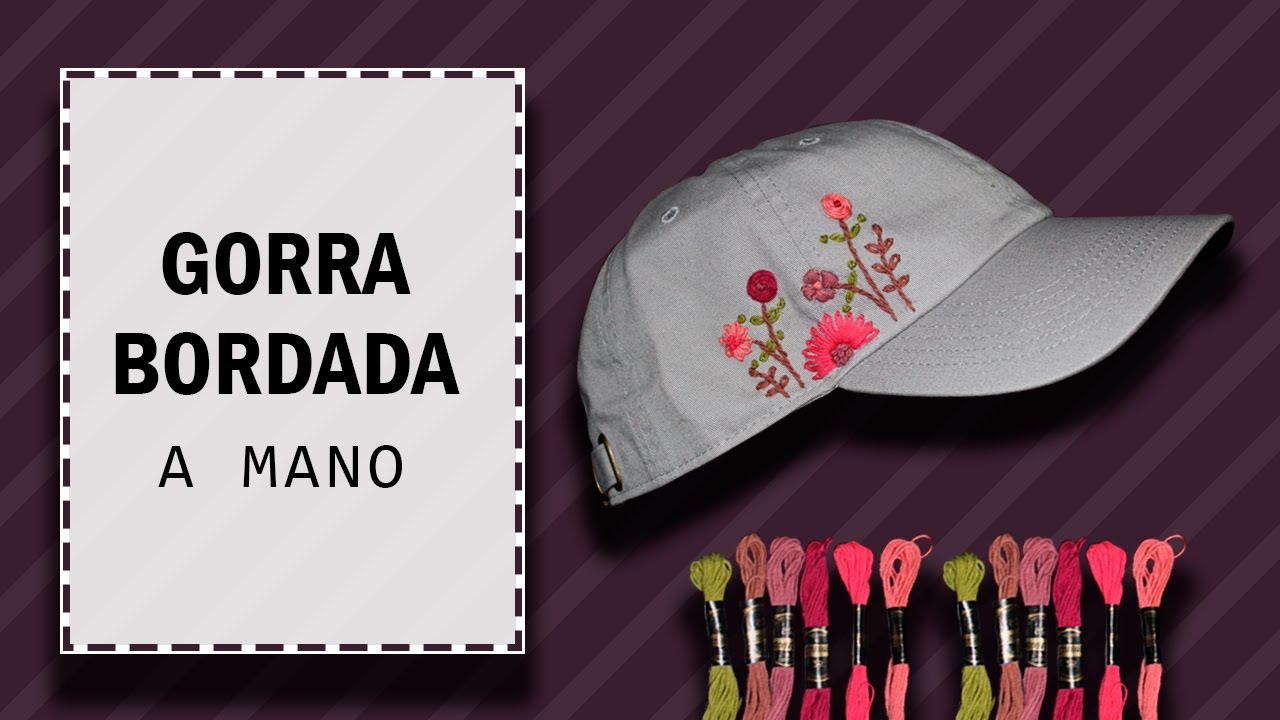 GORRA BORDADA A MANO