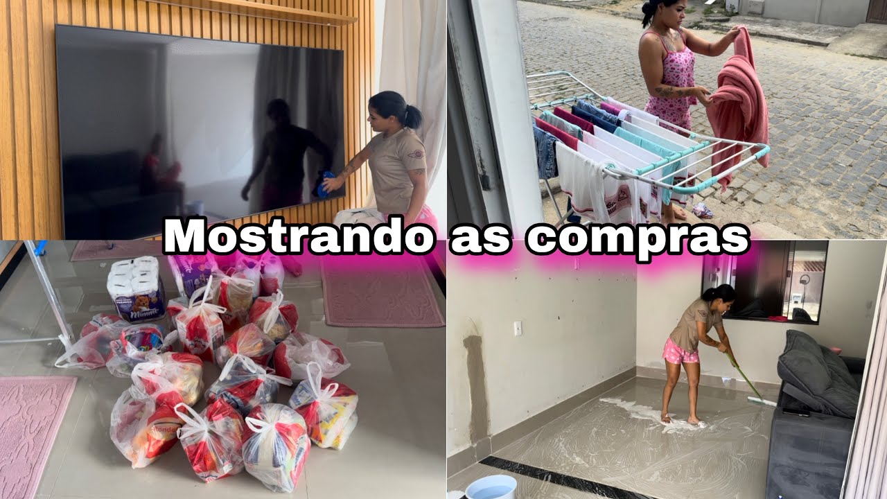 SEGUNDA PARTE DO VÍDEO DA COMPRA DO MÊS + LIMPEZA NA CASA