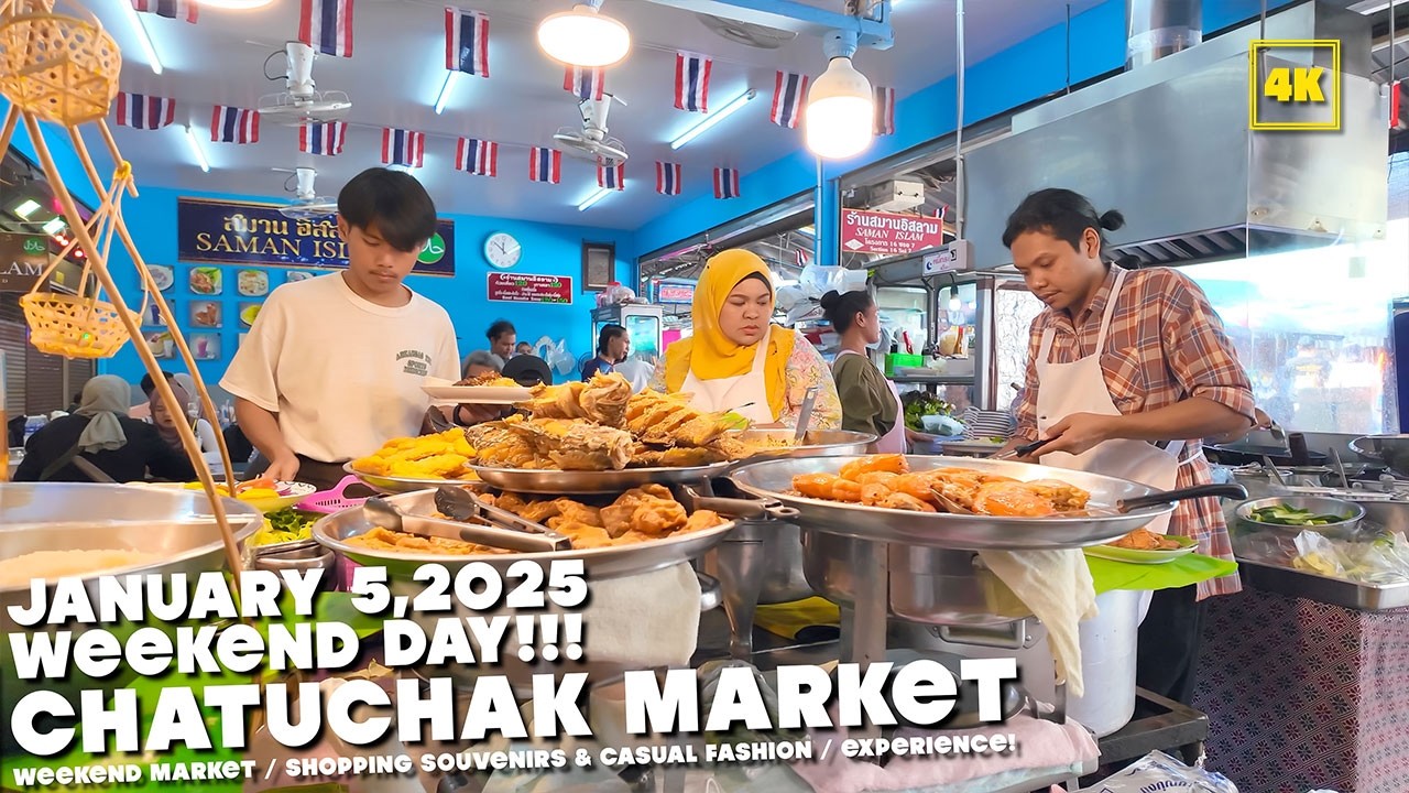 Chatuchak Weekend market (5 January 2025) /  Best visited Market in BANGKOK!
