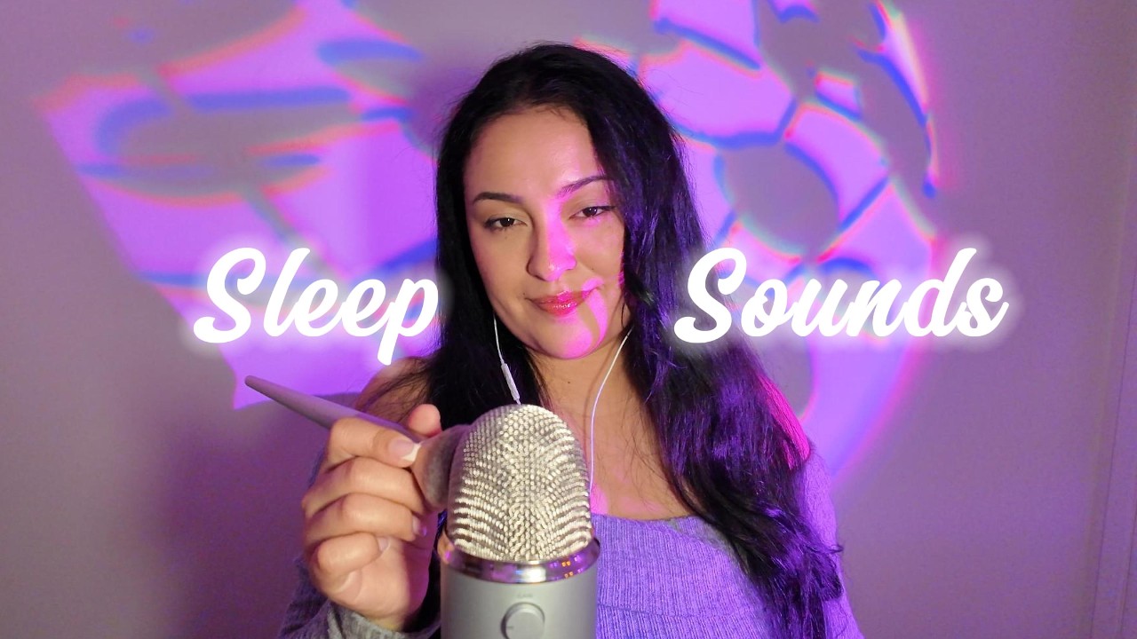 ASMR Mic Brushing for Deep Sleep 🌙 No Talking | Relaxing Tingles (18 Minutes)