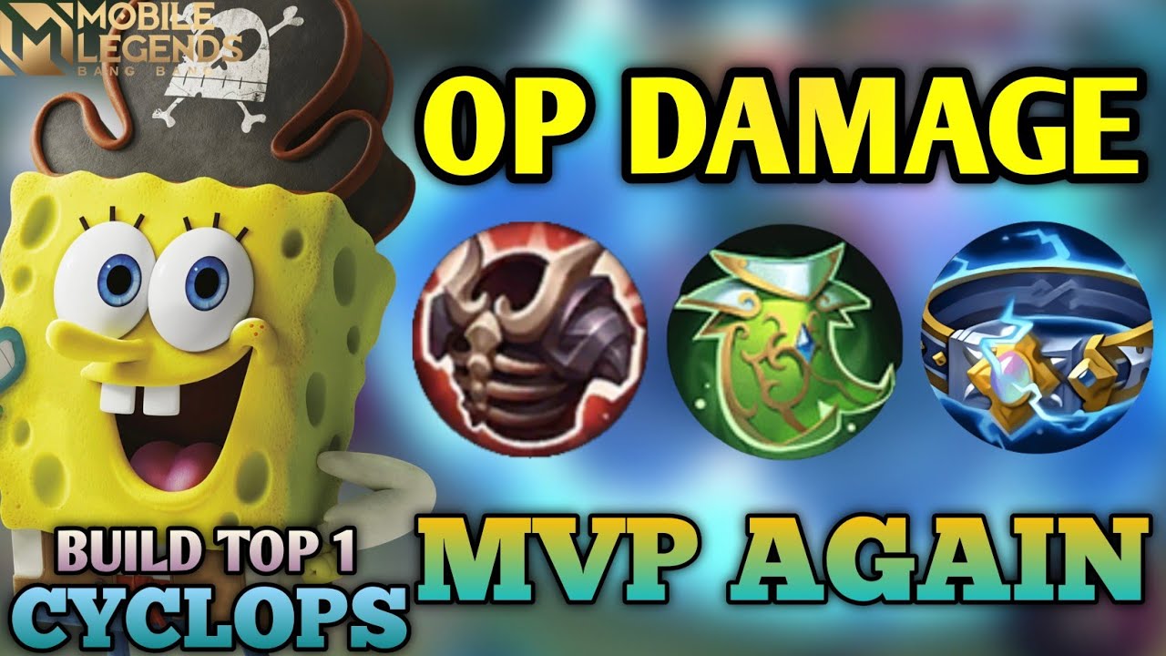 MUSUH SOK RUSUH DARI EARLYGAME ? CYCLOPS TANK SOLUSINYA | BEST BUILD CYCLOPS 2026 - Mobile Legends