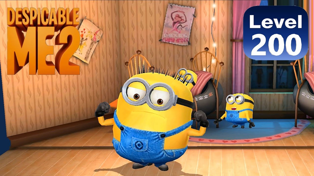 Minion Rush Jerry minion Bratts Lair level 200 Xbox PC gameplay Despicable me 2 minions
