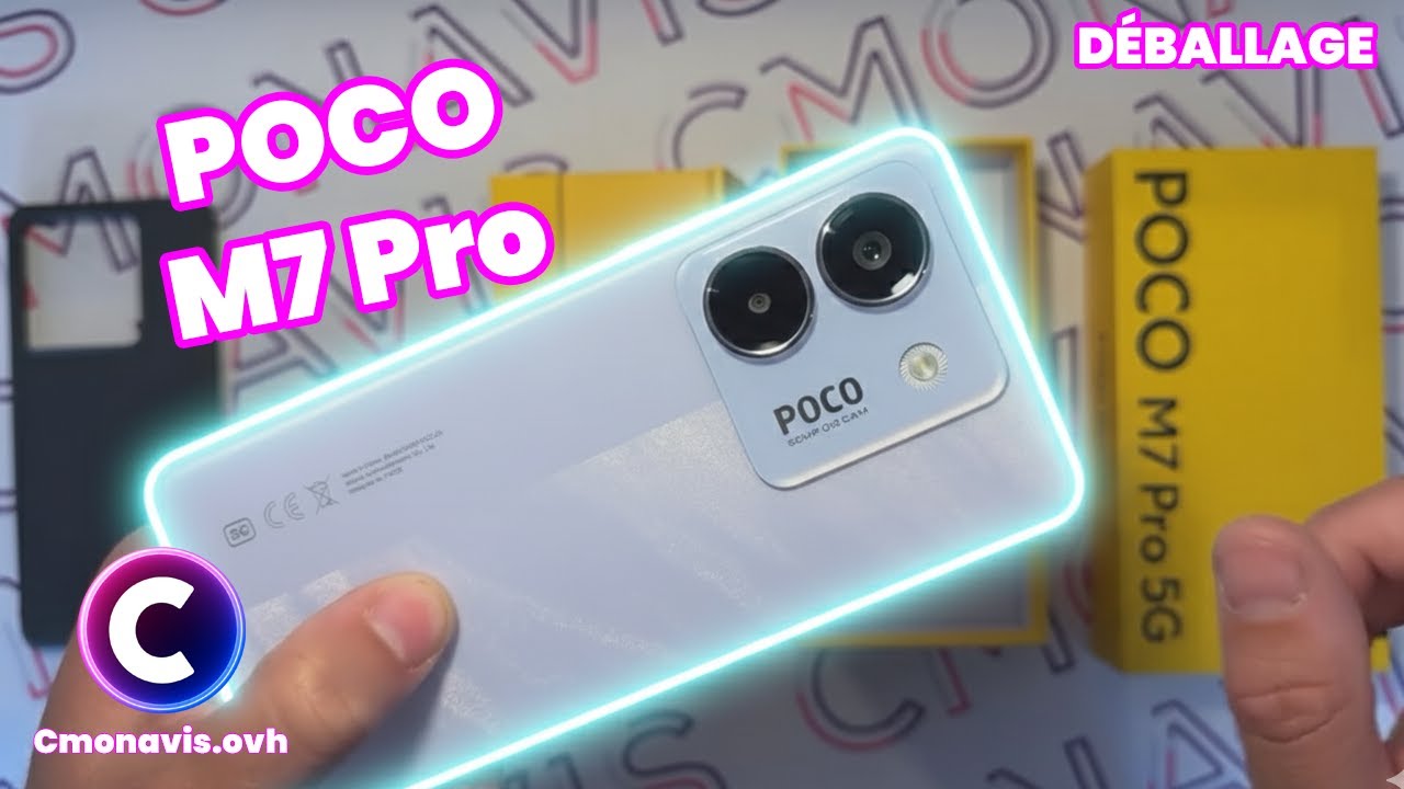 Déballage POCO M7 Pro
