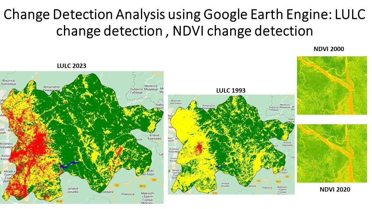 Land Use & Land Cover Change Detection in Google Earth Engine | Remote Sensing Tutorial
