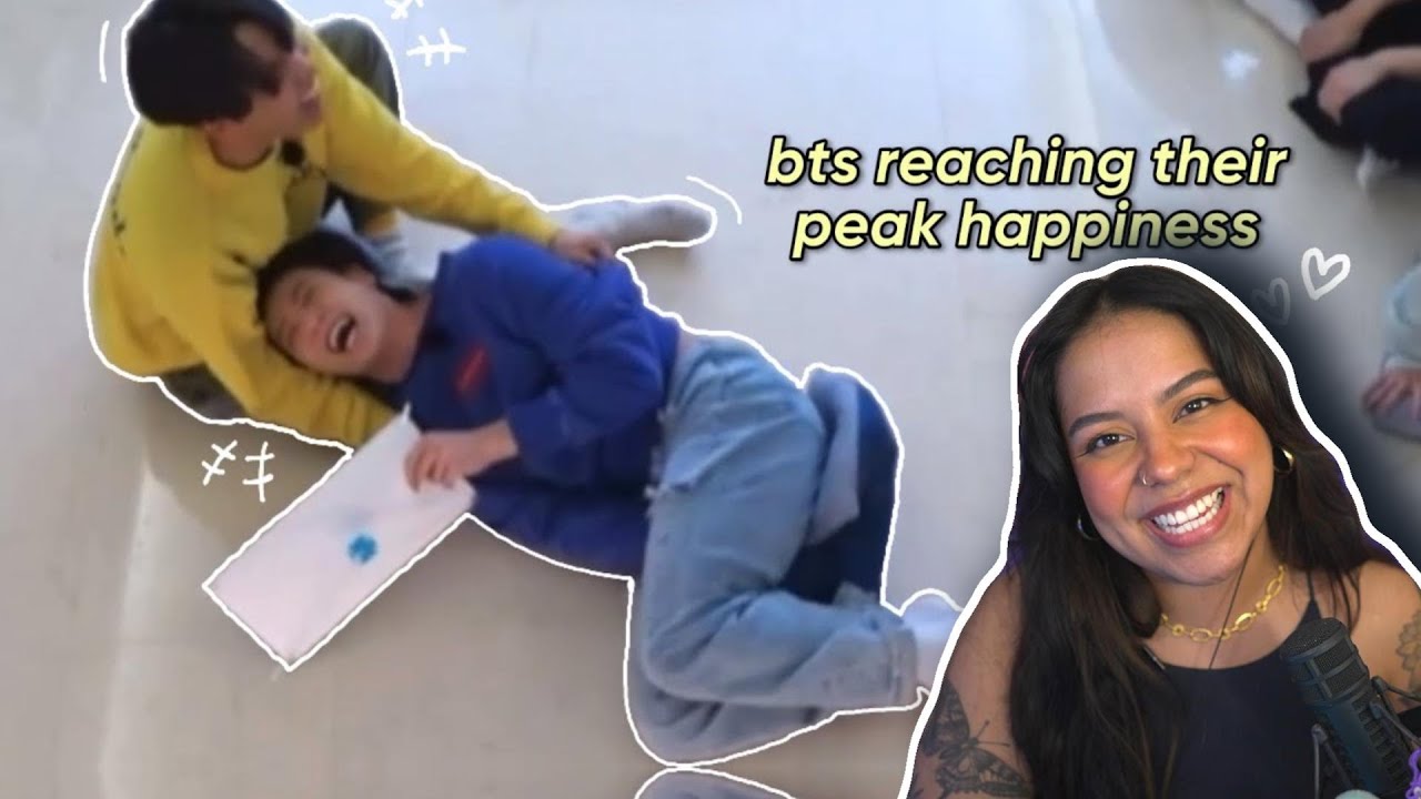 BTS reaching their PEAK HAPPINESS 😄 REACTION