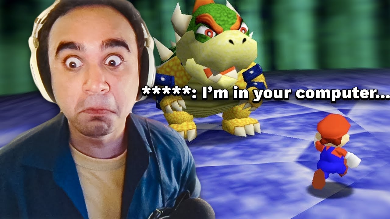 Squeex plays Mario but there's a hacker in his computer...