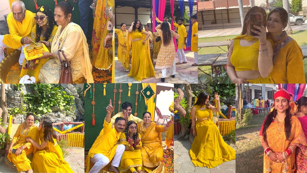 Haldi in a Kashmiri Pandit Wedding?! | My Cousin’s Haldi Vlog + Devgun Ceremony |Gemini Palace
