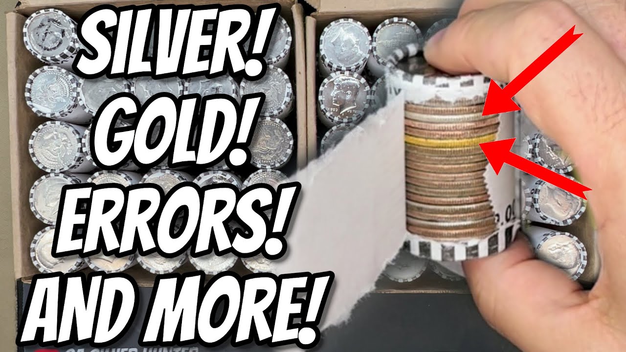 I FOUND GOLD, SILVER, VARIETIES AND MORE HUNTING $1000 IN HALF DOLLARS!