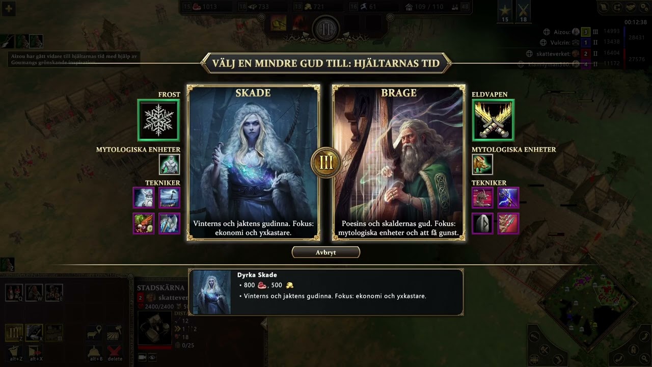 AOM 1v2 Thor VS Loki & Fuxi