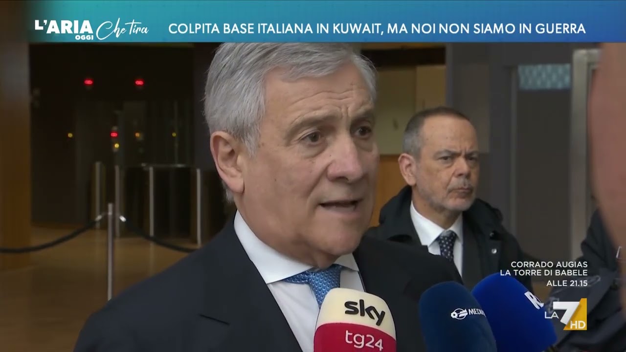 Trappola di Hormuz, Antonio Tajani: 