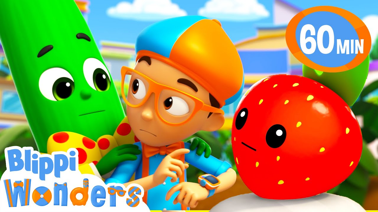Fruits VS Vegetables | Blippi Wonders | Rescue Adventures