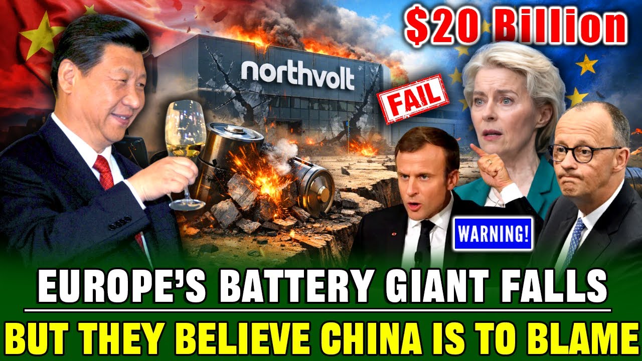 Europe’s Largest Battery Giant Has Gone Bankrupt | But They Believe China Is to Blame for It All!