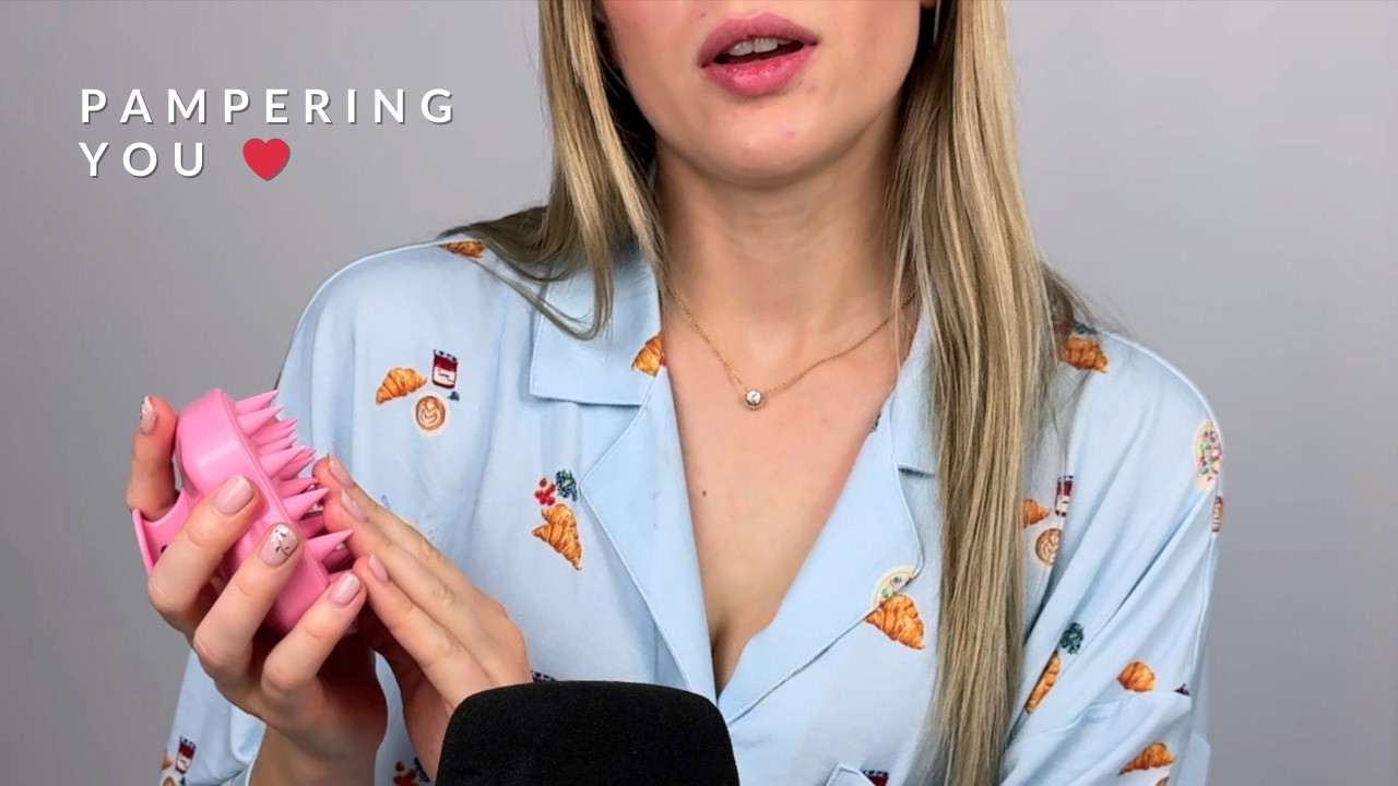 ASMR | Pampering you before sleep - personal attention 😴