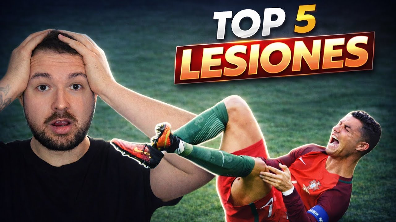 Las 5 LESIONES más COMUNES del FÚTBOL
