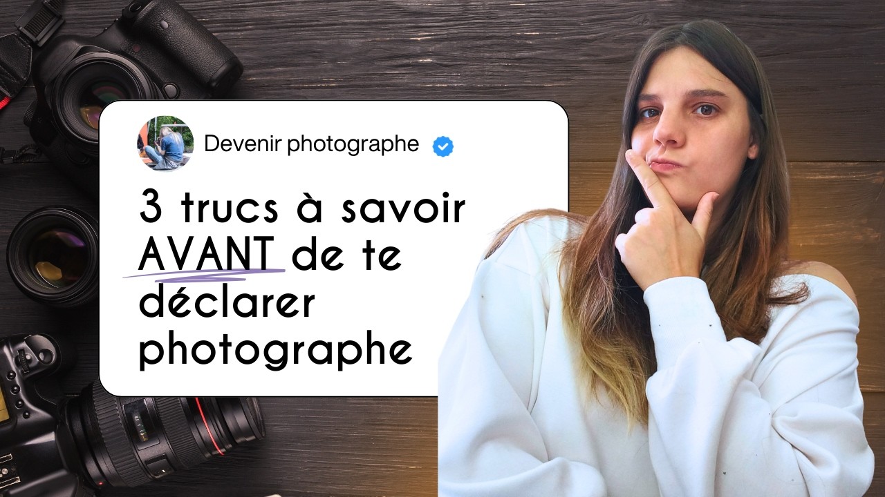 3 trucs à faire AVANT de te déclarer photographe pro !