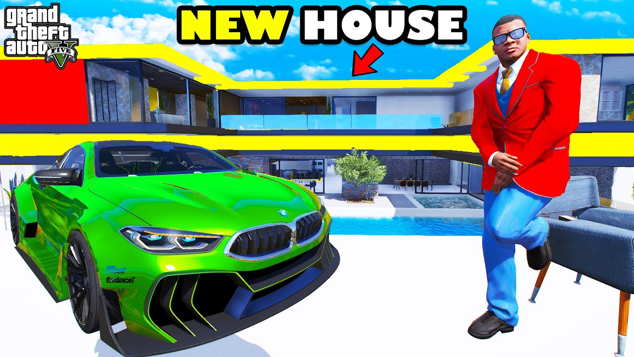 Franklin Ultra Premium And Luxury Expensive House Upgrade In GTA 5 | SHINCHAN and CHOP