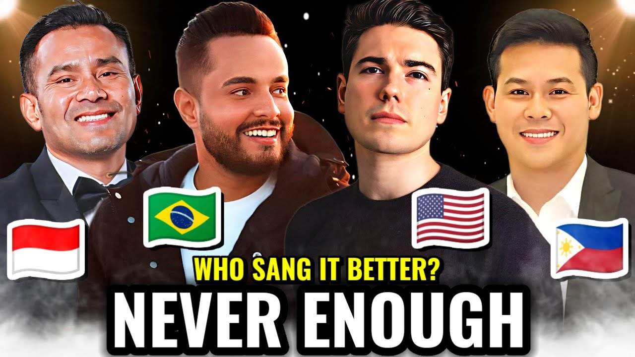 NEVER ENOUGH - Judika Sihotang 🇮🇩 VS. Gabriel Henrique 🇧🇷 VS. John Pinto 🇺🇲 VS. Marcelito Pomoy 🇵🇭
