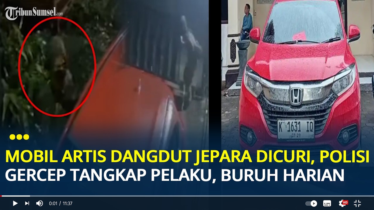 Mobil Artis Dangdut Jepara Dicuri, Polisi Gercep Tangkap Pelaku, Ternyata Buruh Harian Residivis