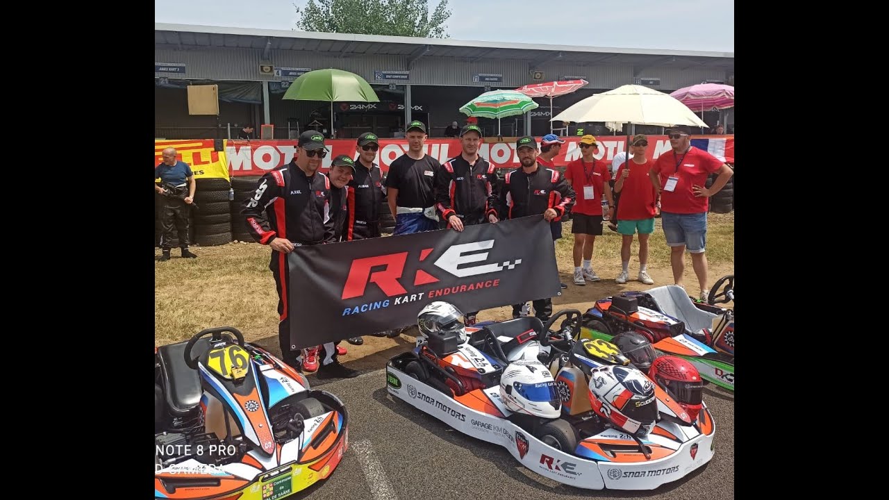 24 Heures du mans  Karting Open Kart Alain Prost 2023 Team RKE