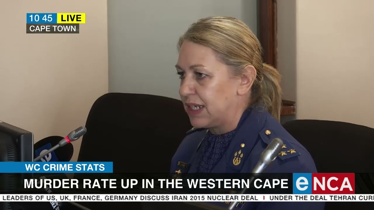 WC Crime Stats | Murder rate up in the Western Cape