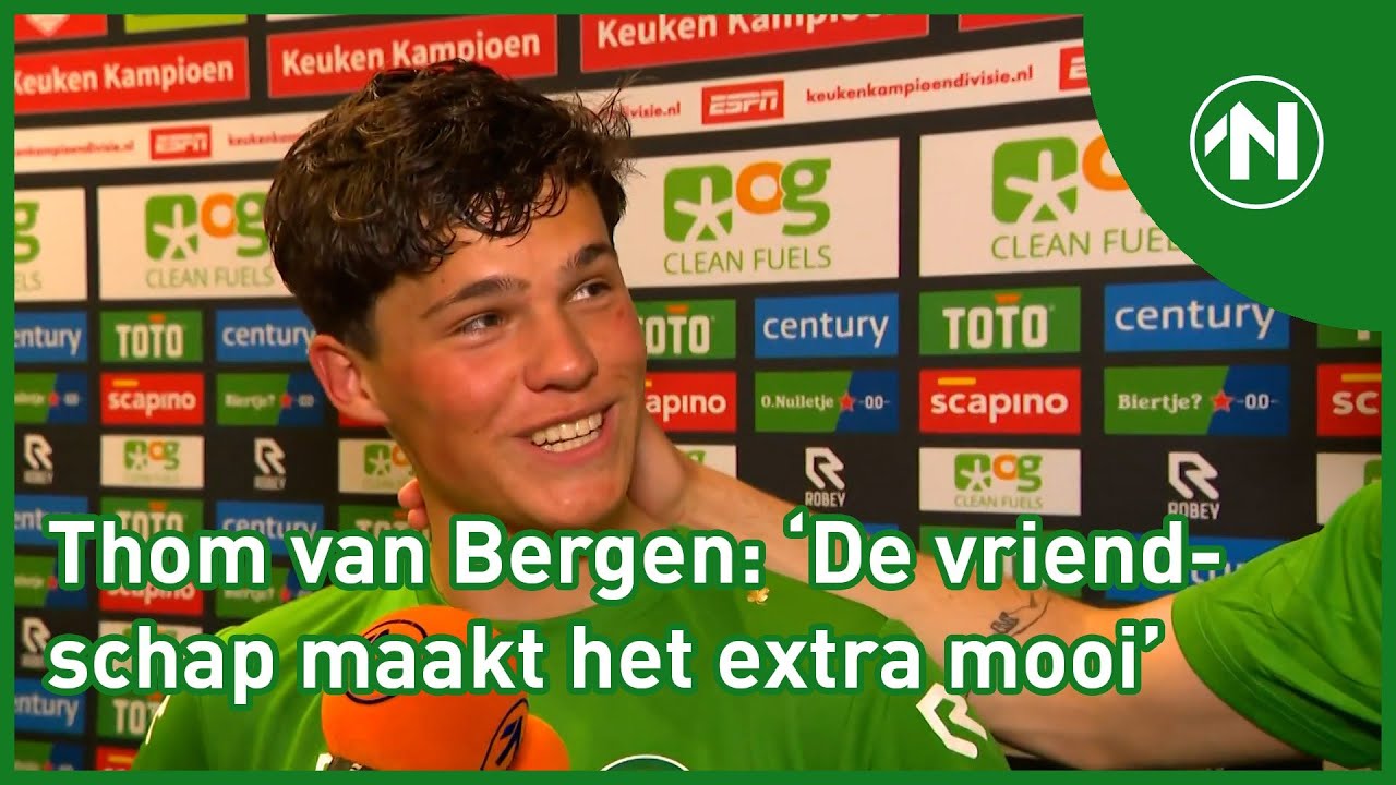 Thom van Bergen was onmisbaar voor promotie FC Groningen