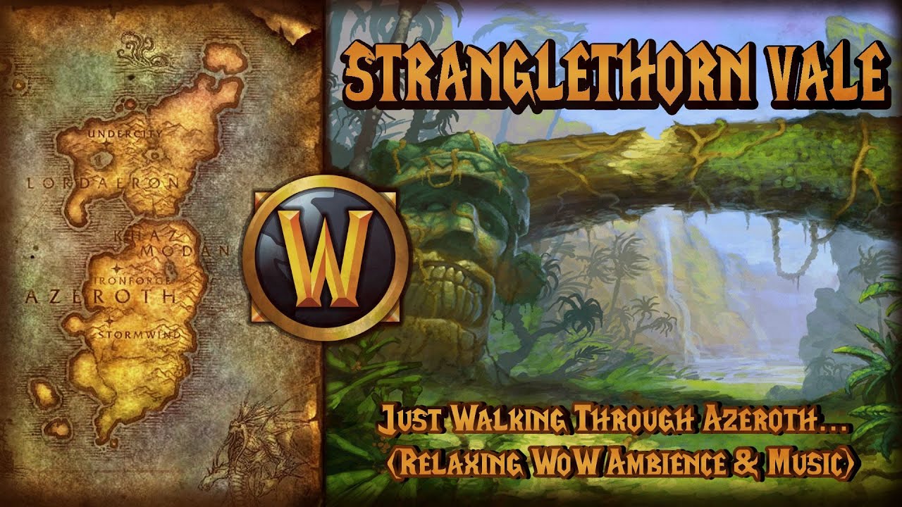 1 Hour Relaxing Walk In Stranglethorn Vale - Music & Ambience - WoW