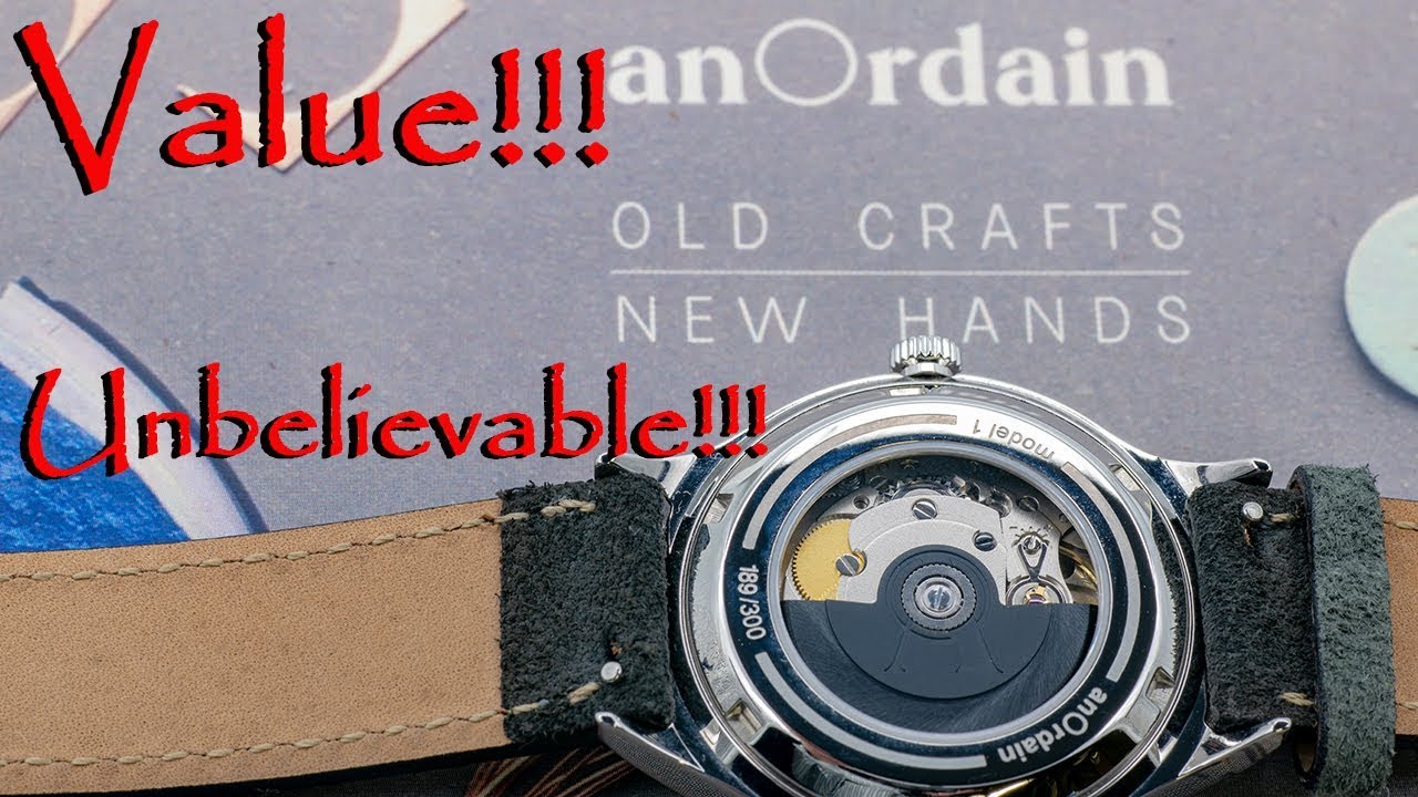 Best Dress Casual watch at any price!  anOrdain Model1 - Handmade Enamel Dial From Scotland!