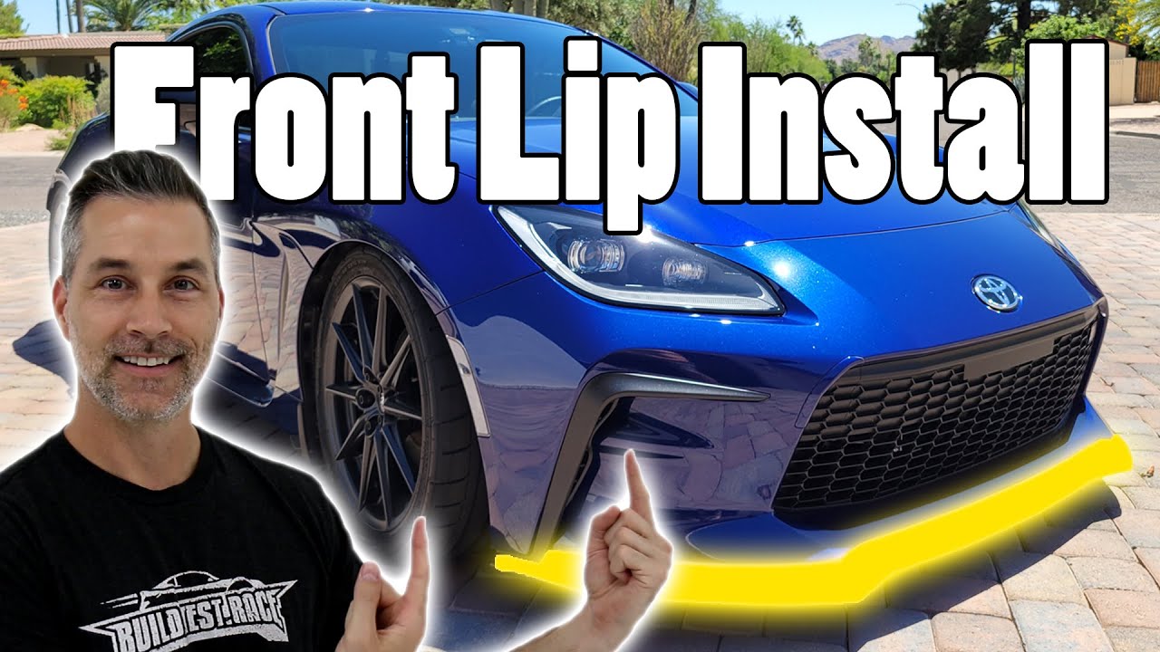 Installing HT Autos Front Lip On My 2022 GR86!