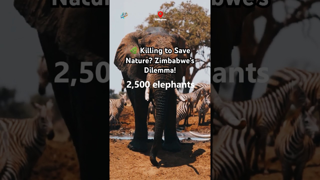 Zimbabwe to Kill 50 Elephants to Control Overpopulation | Wildlife Management Controversy |