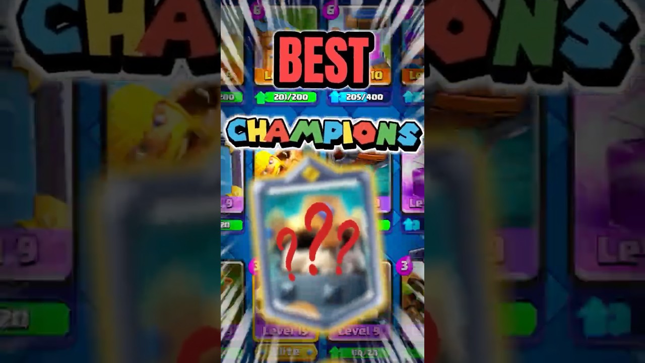 THE BEST CHAMPIONS IN CLASH ROYALE! #clashroyale #supercell #gaming