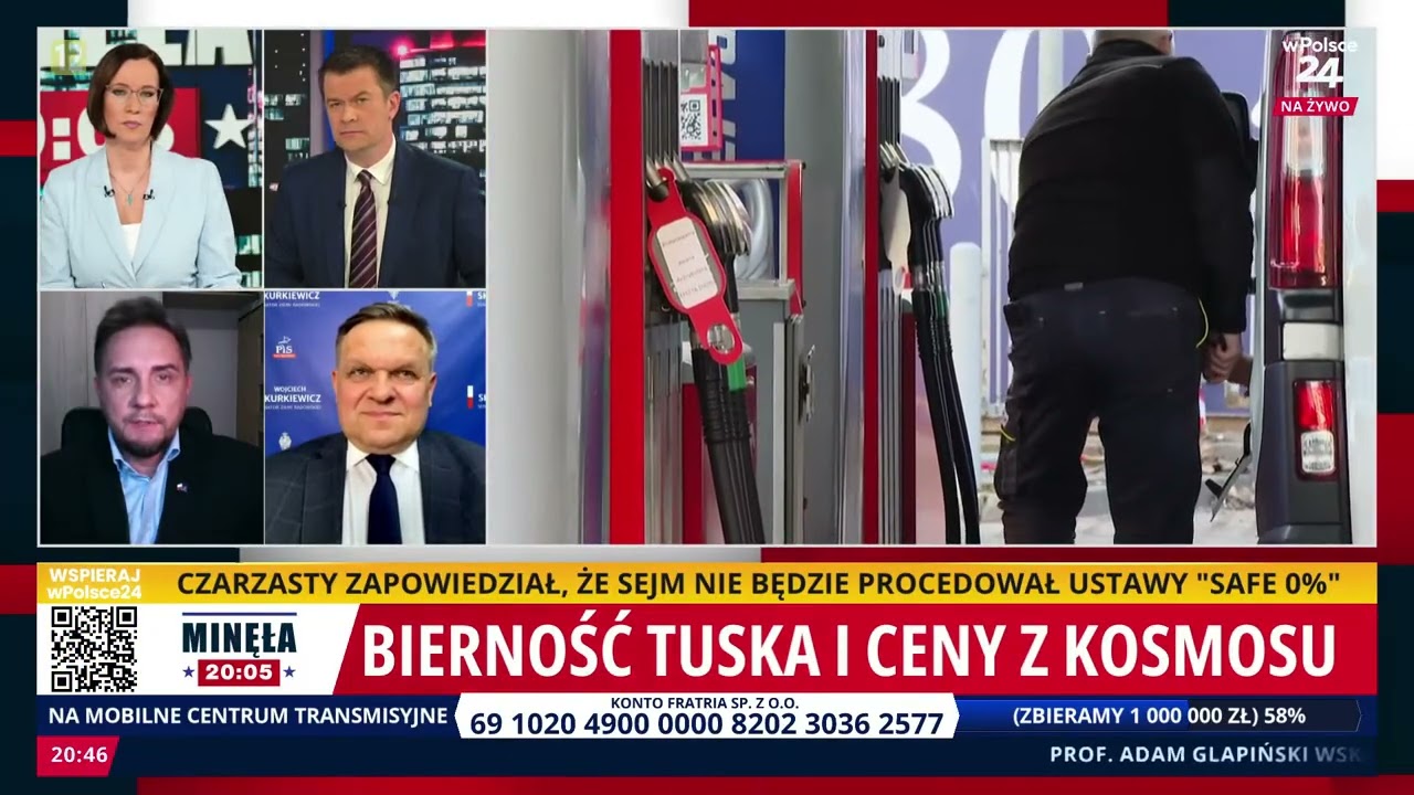 Bierność Tuska i ceny z kosmosu. Minęła 20:05