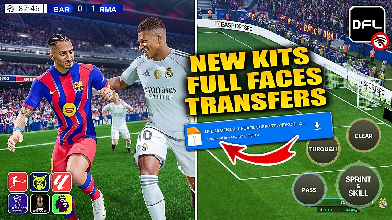 🔥 FIFA 16 MOD 2026 Android | Review da Atualização DFL 26 DIRETO (Review & Gameplay)
