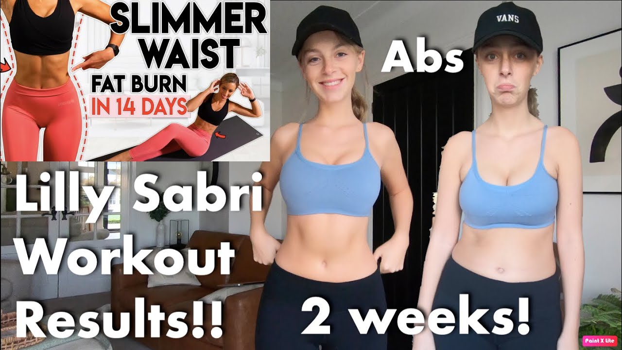 Results of Lilly Sabri's Slimmer Waist & Lose Belly Fat Challenge! 2 Weeks!