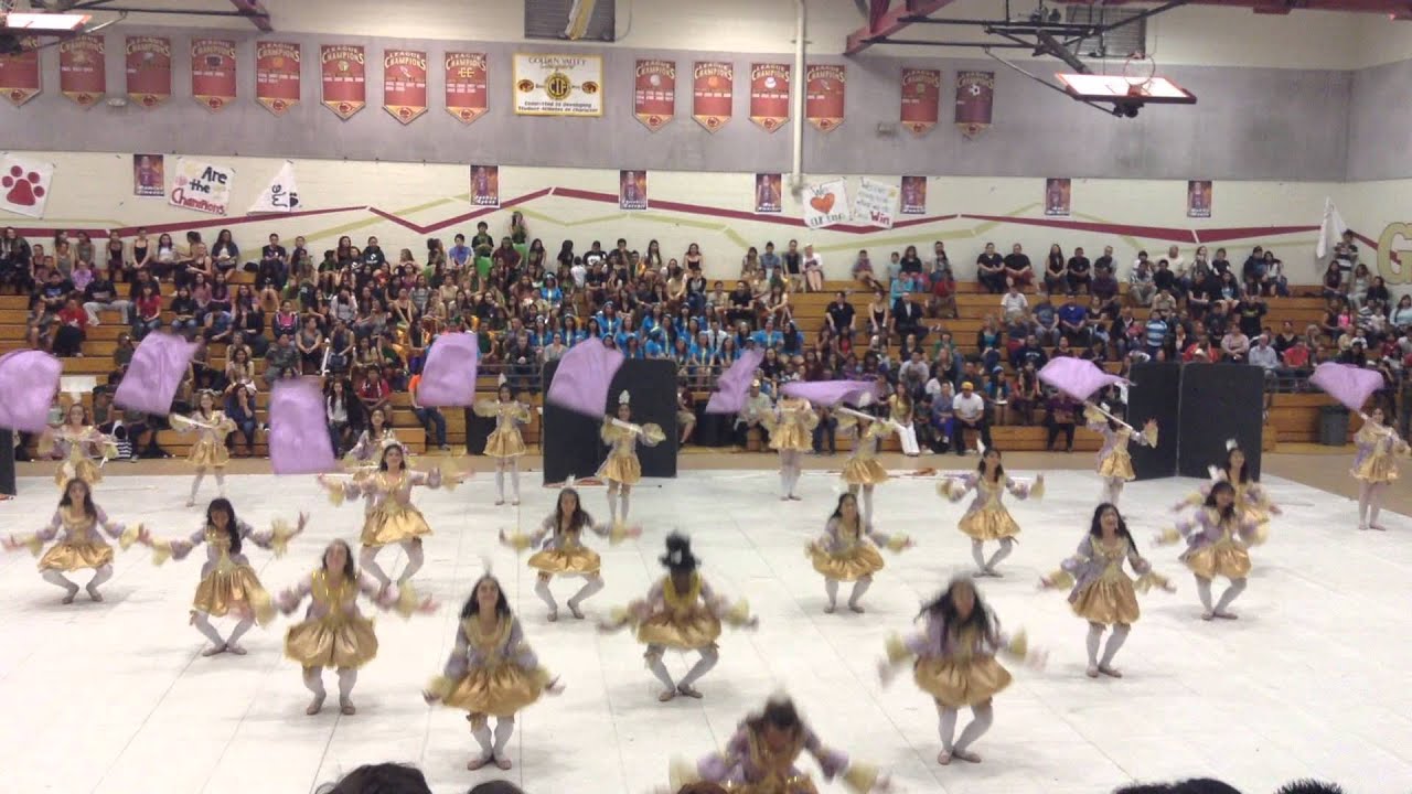 Weaver middle school Winterguard locals night 2014