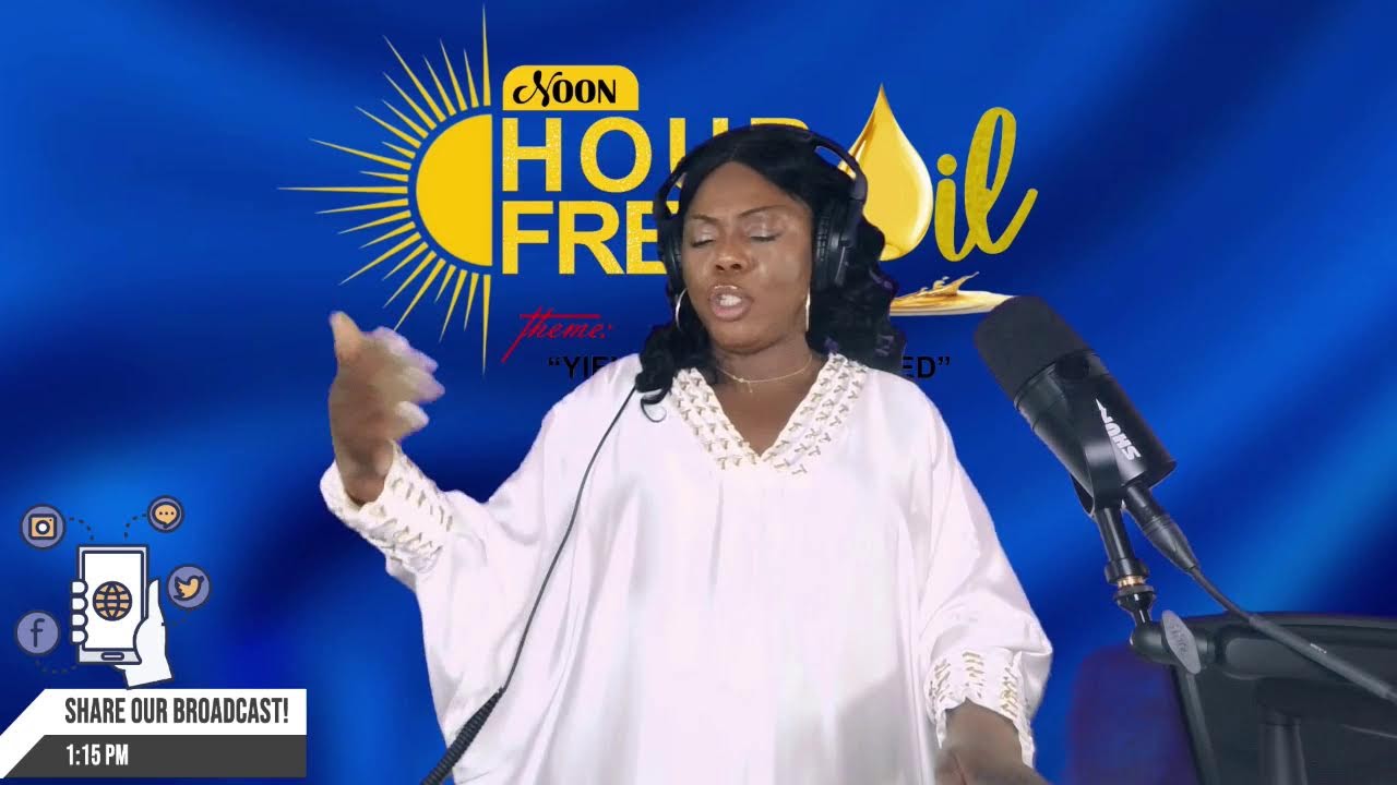 NOON HOUR FRESH OIL|| EPISODE 183 || THE BLESSED ROAD IS OPEN