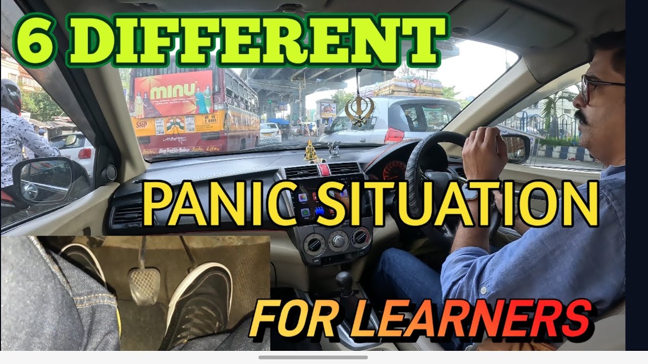 6 Different situation new drivers get Panic|Clutch use,brake,accelerator control|Rahul Drive Zone