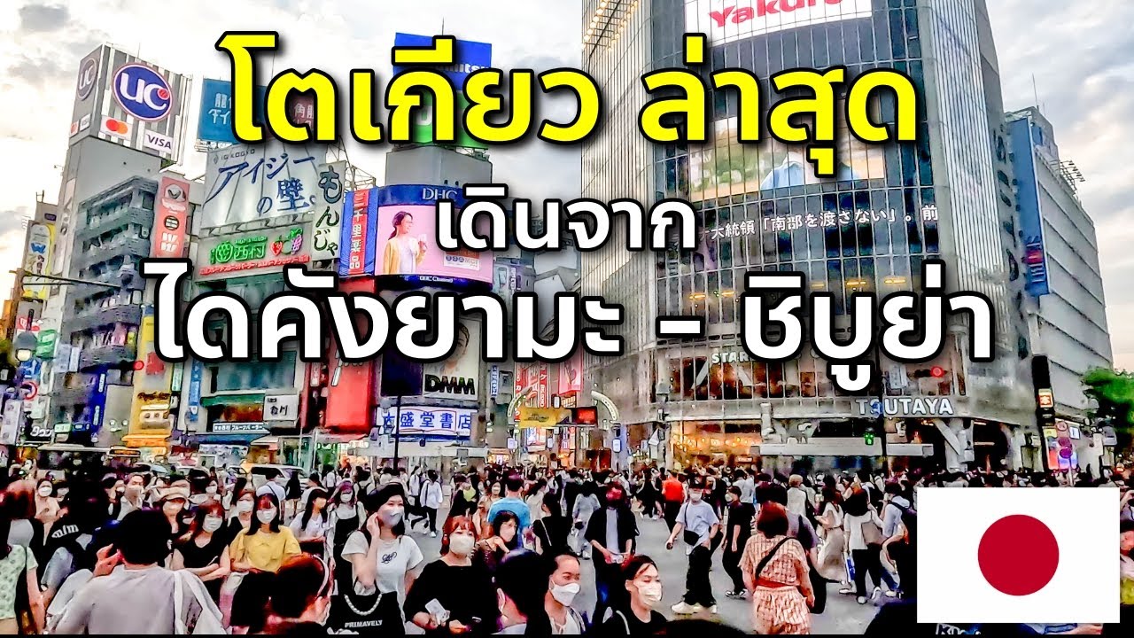 ดูบ้านเมืองคนญี่ปุ่นชีวิตคนโตเกียว เดินจากไดคังยามะถีงชิบูย่า เที่ยวญี่ปุ่น Tokyo Daikanyama Shibuya