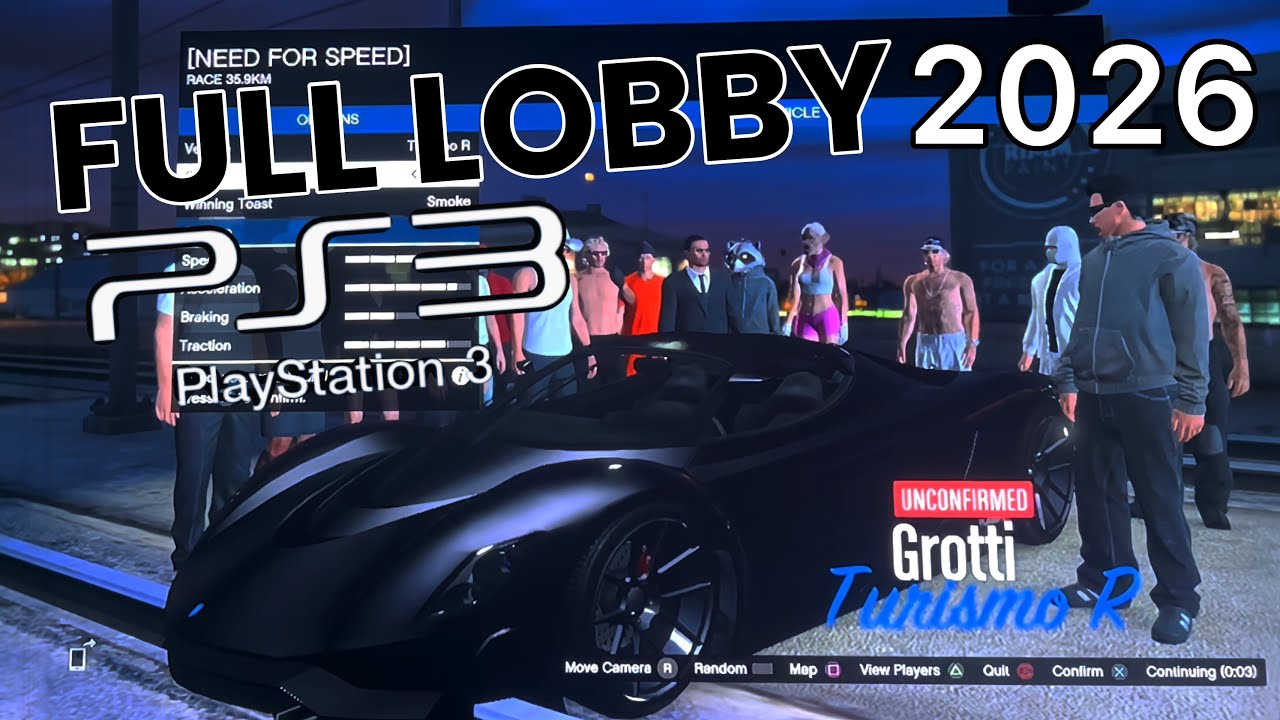 Full Lobby in GTA5 On PS3 in 2026 **RAGE**
