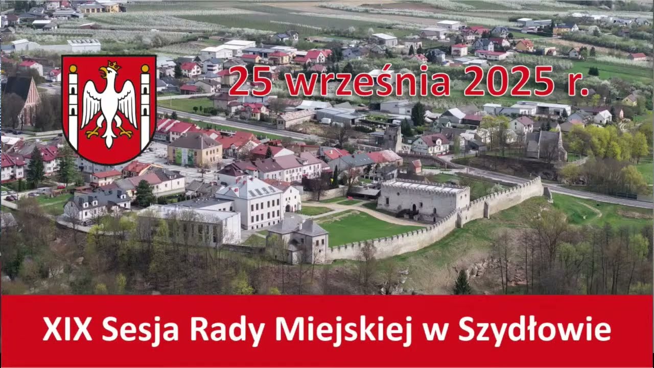 XIX Sesja Rady Miejskiej w Szydłowie, 25.09.2025 r.