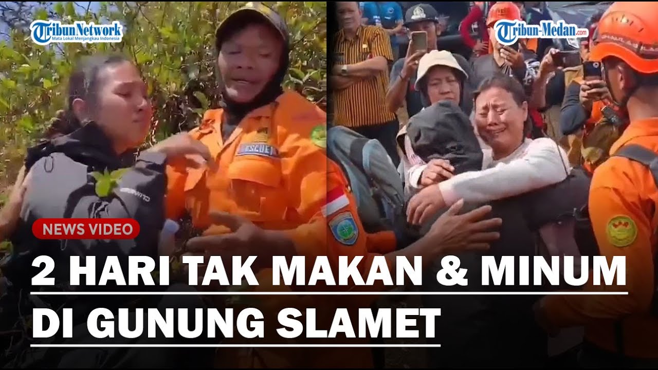 DITEMUKAN LEMAS!  Naomi Disambut Tangis Haru Keluarga, Hilang Dua Hari di Gunung Slamet