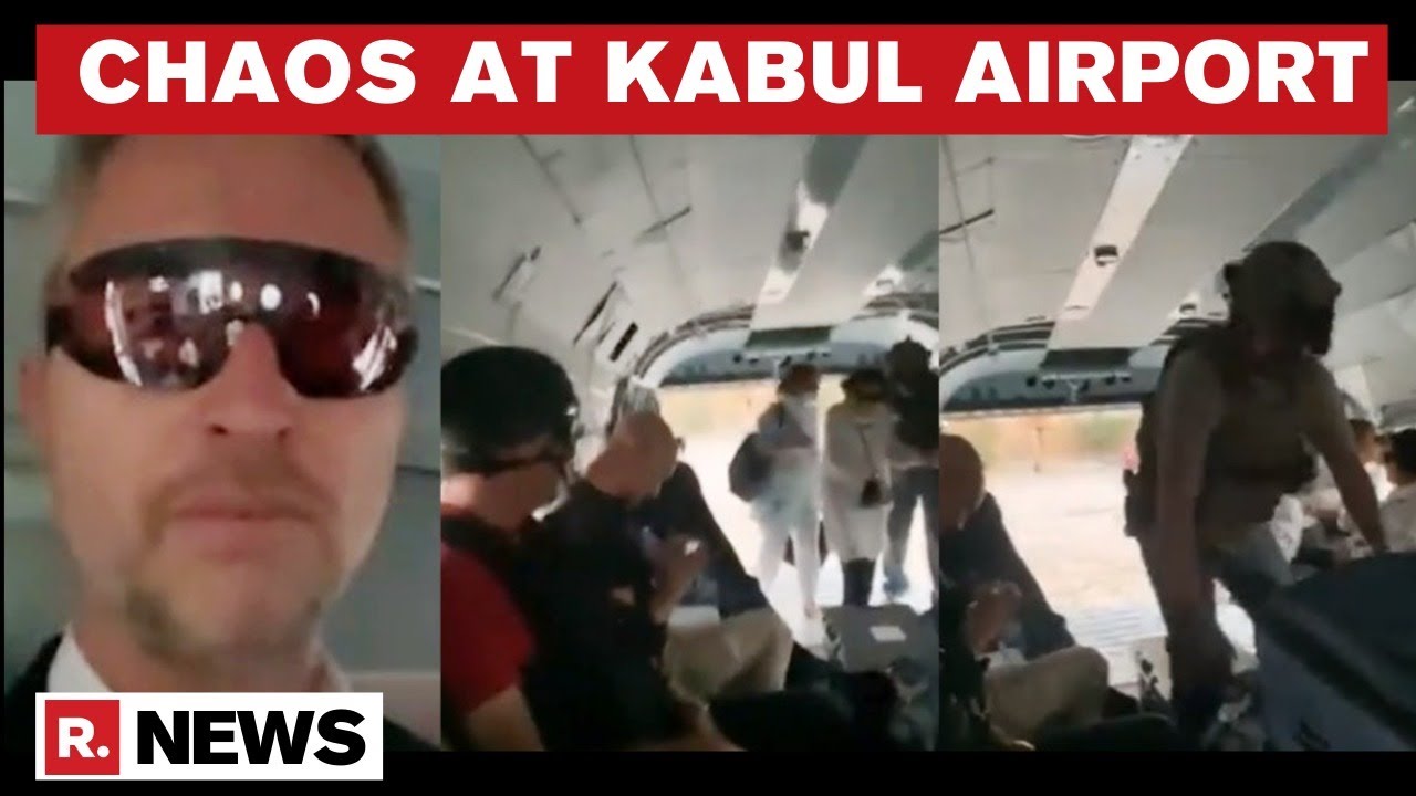 WATCH: The rush to flee Afghanistan, chaos at Kabul airport | French ambassador leaves on helicopter