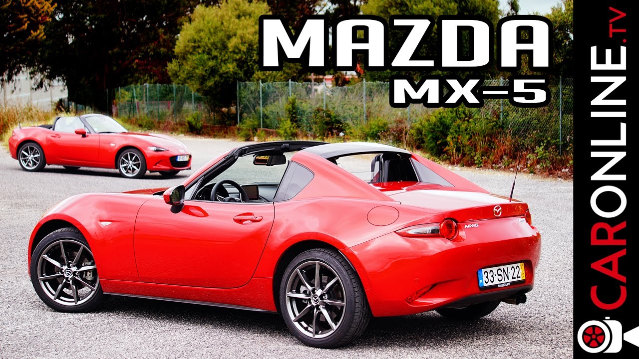QUAL A MELHOR CONFIGURAÇÃO DO MAZDA MX-5? RF ou SoftTop?  [Review Portugal]