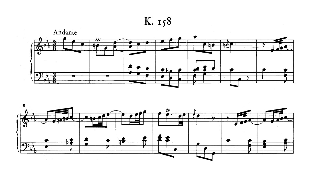 D. Scarlatti - Sonata in C Minor,  K.158 (Christian Zacharias)